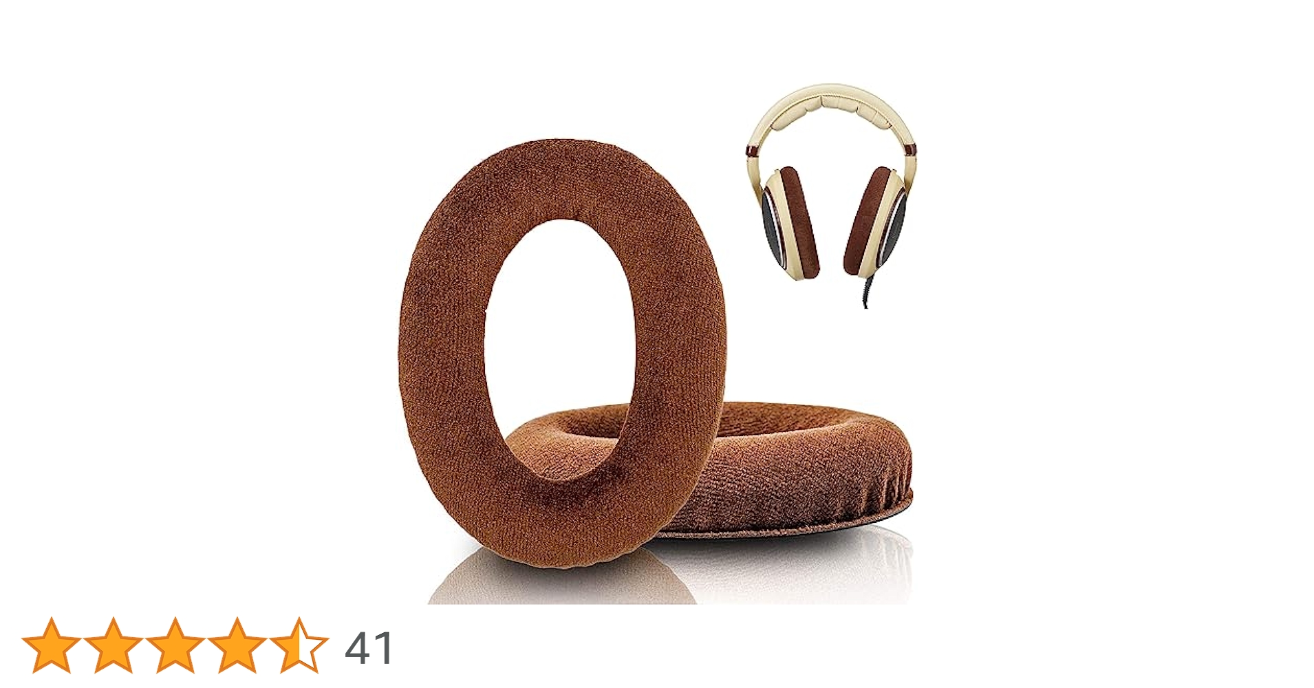 【純正品】HD598 イヤーパッド　ヘッドセット　ブラウン Amazon | HD598 イヤーパッド クッション 交換用 ゼンハイザー